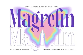 Magrefin font