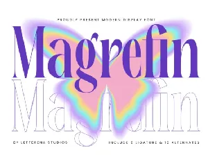 Magrefin font