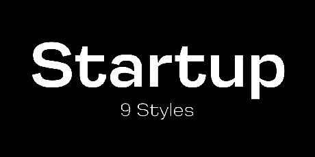 Startup font