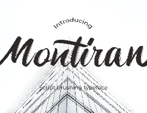 Montiran font