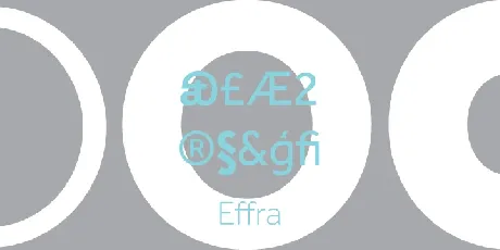 Effra font