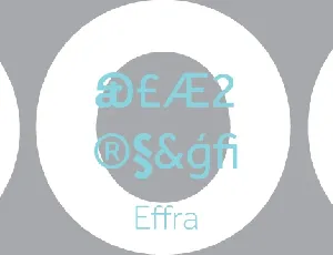 Effra font