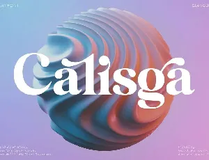 Calisga font