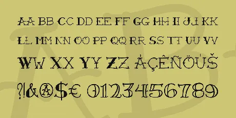 VTC Freehand Tattoo One font