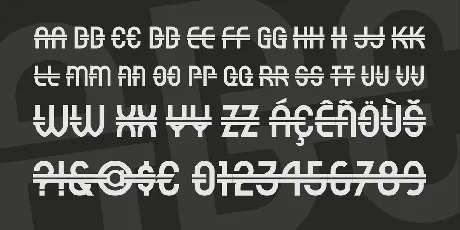 Luncheonette NF font