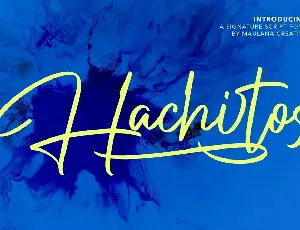 Hachitos font