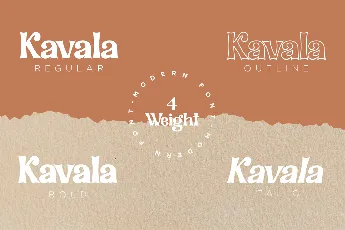 Kavala font