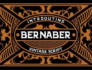 Bernaber Display font