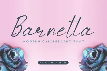 Barnetta Calligraphy font