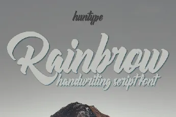 Rainbrow font