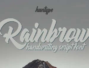 Rainbrow font