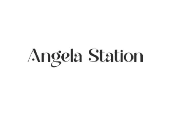 Angela Station font