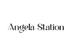 Angela Station font