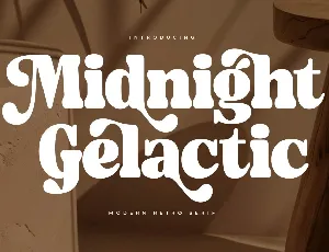 Midnight Gelactic DEMO VERSION font