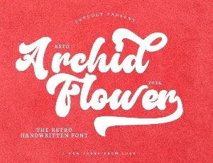 Archid Flower font