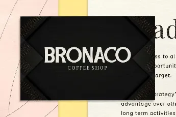 BronacoDemo font