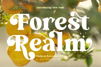 Forest Realm Serif font