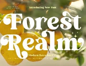 Forest Realm Serif font