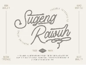 Sugeng Rawuh font