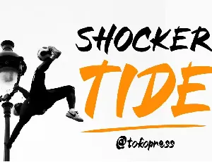 Shocker-Tide font