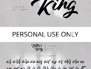 Luther King font
