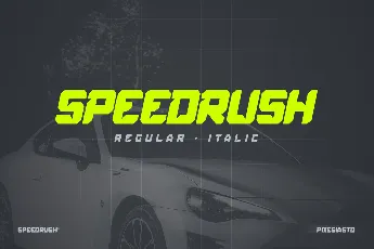 Speed Rush font