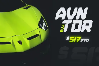 Speed Rush font