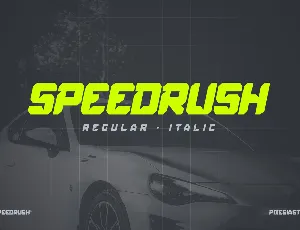 Speed Rush font