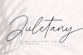 Juletany font