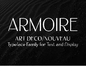 Armoire Family font