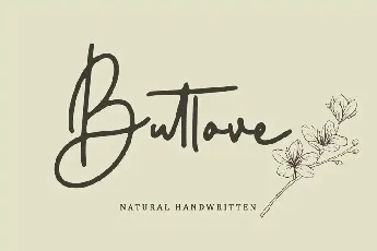 Butlove font