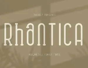 Rhantica Display font