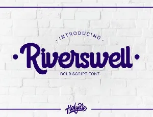 Riverswell font