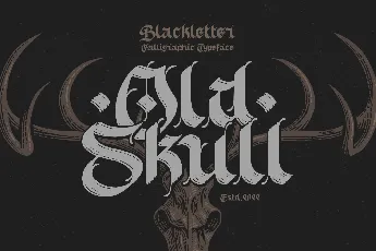 Old Skull font