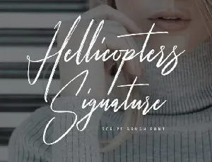 Hellicopters Script font