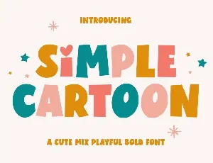 Simple Cartoon font