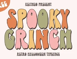 Spooky Grinch font