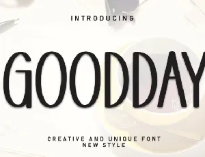 Goodday Display font