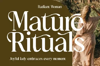 Bulings Nature Serif font