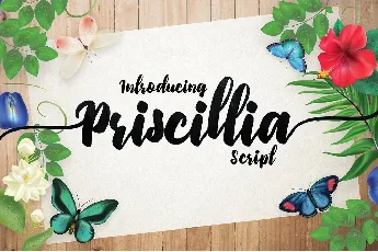 Priscillia font