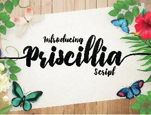 Priscillia font