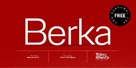 Berka font