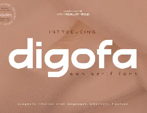 Digofa font