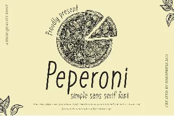 Peperoni font