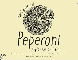 Peperoni font