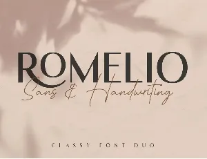 Romelio Sans font