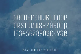 Breve SC font