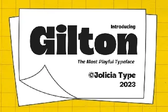 Gilton font