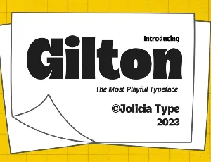 Gilton font