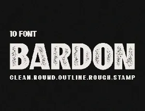 Bardon Family font